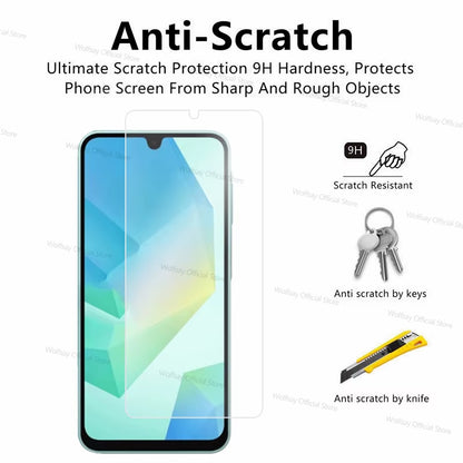 2/4PCS Screen Protector for  Galaxy A16 5G Tempered Glass  Galaxy A16 5G Protector Glass for  Galaxy A16 5G