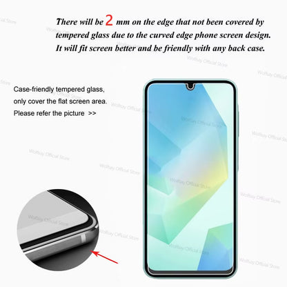 2/4PCS Screen Protector for  Galaxy A16 5G Tempered Glass  Galaxy A16 5G Protector Glass for  Galaxy A16 5G